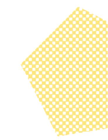 黄色の5角形の台形